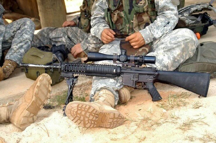 Снайперская винтовка SDM-R на базе М16А2.