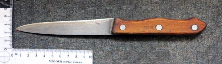    Нож. Фото: Следком Карелии