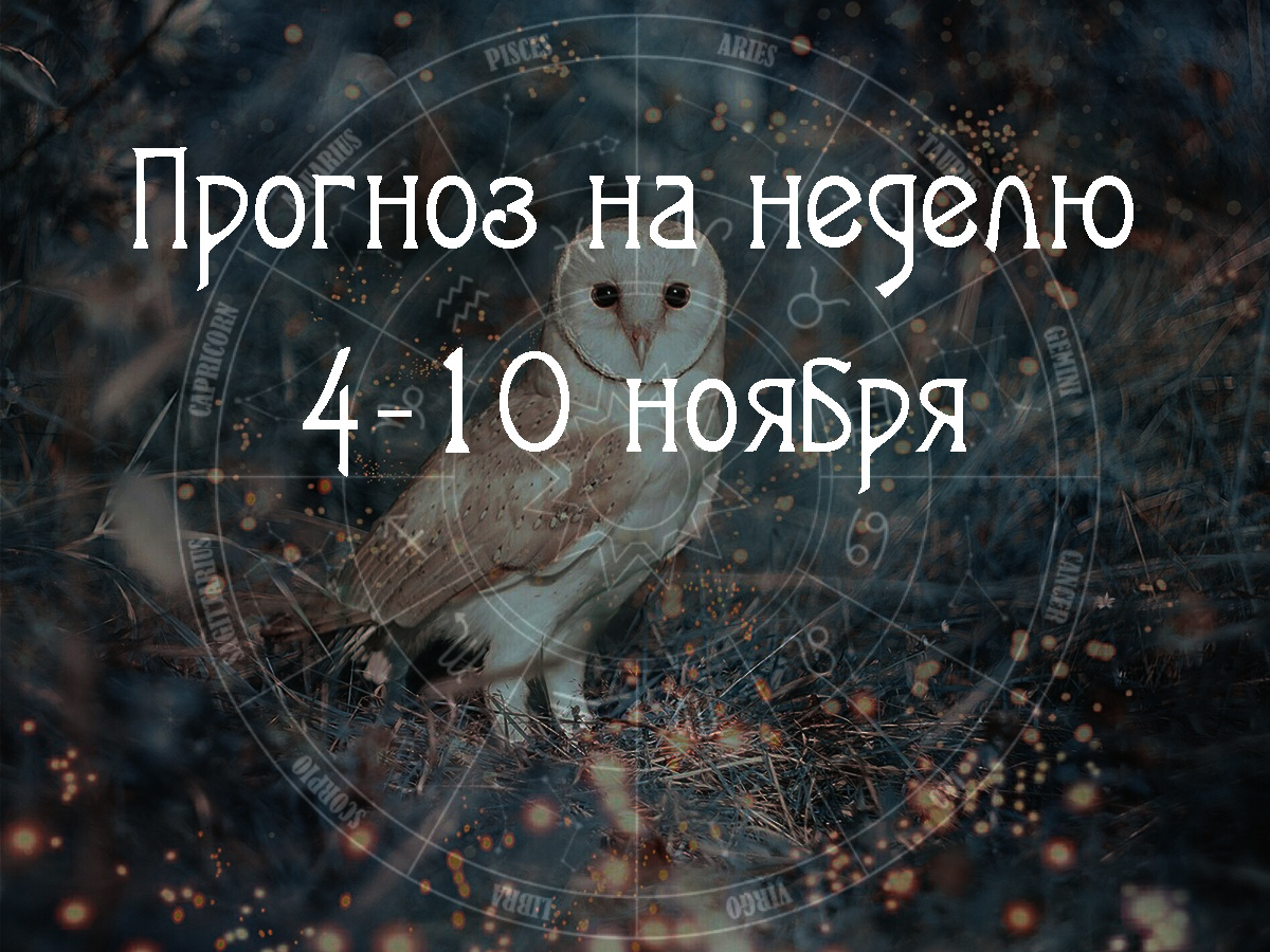 Астрологический прогноз на 4 – 10 ноября 2024 года