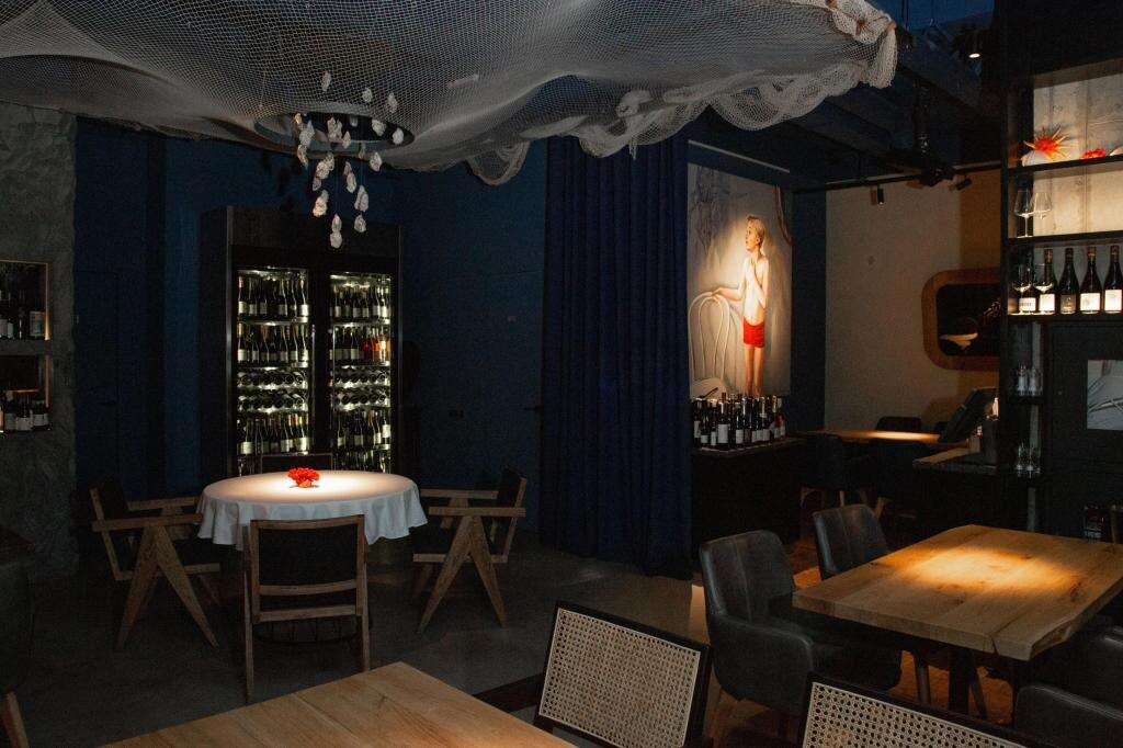 Интерьер ресторана «Кусто»