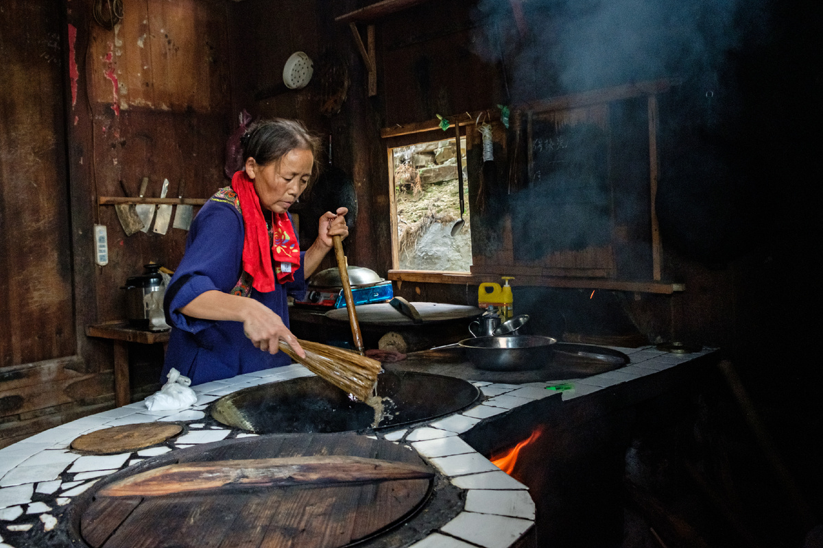 Подготовка жаровни-вока