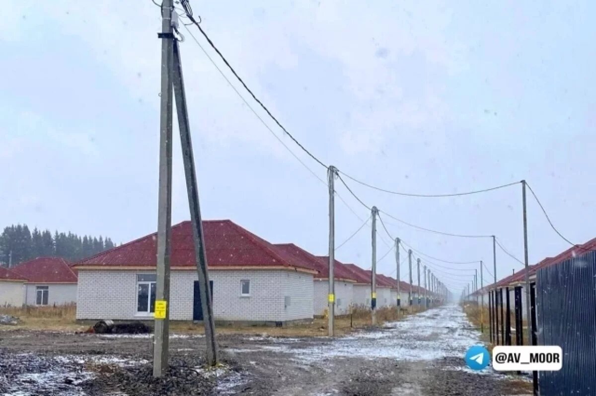    В новой части тюменского села Перевалово появилось электричество