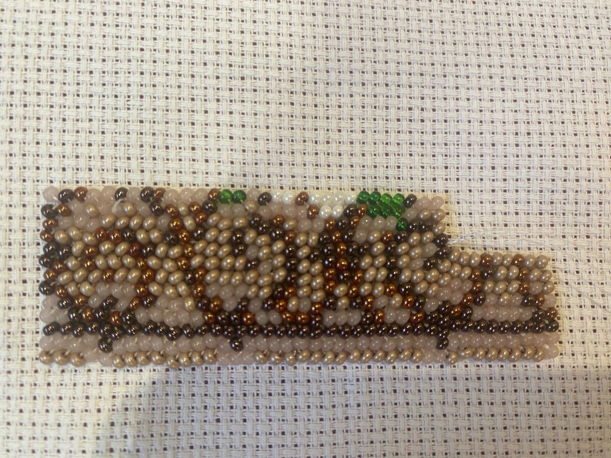 Великолепный павлин от Золотых ручек. Вышито на 31.10.2024г. 