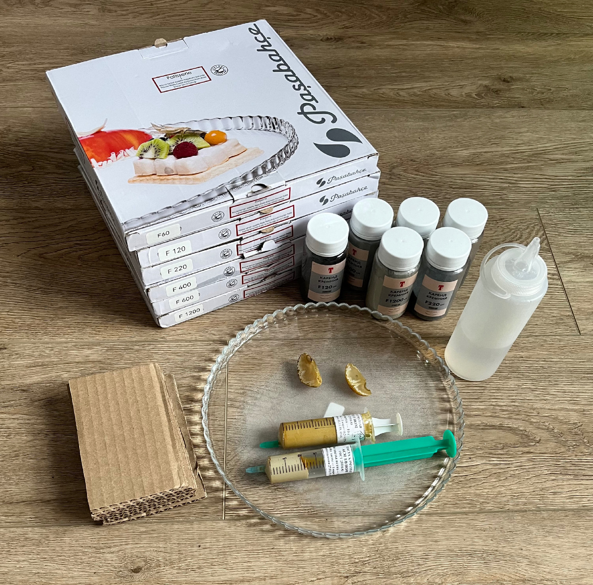 Необходимый набор для полировки вручную