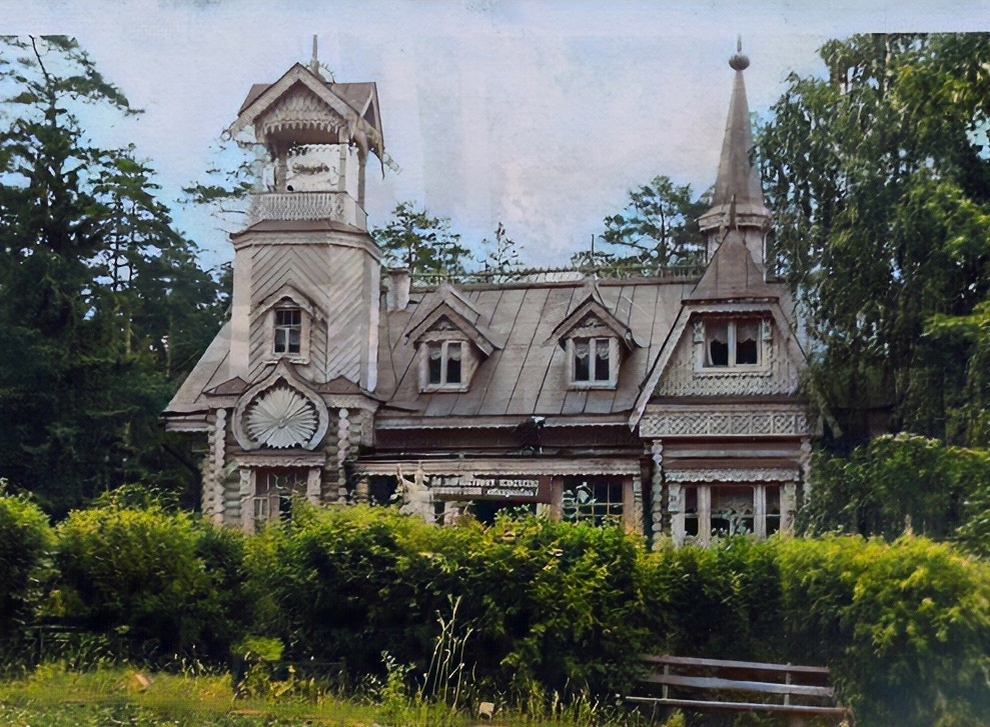 Дача Купца И.П. Корешева на фотографи Построена в 1911г. Макет в Детском парке (фото в галерее)