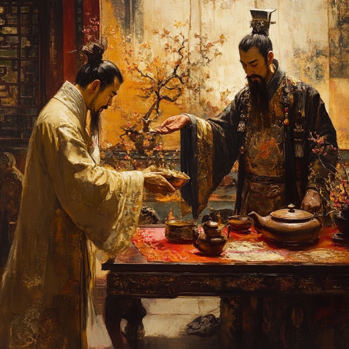 Церемония чаепития в Древнем Китае