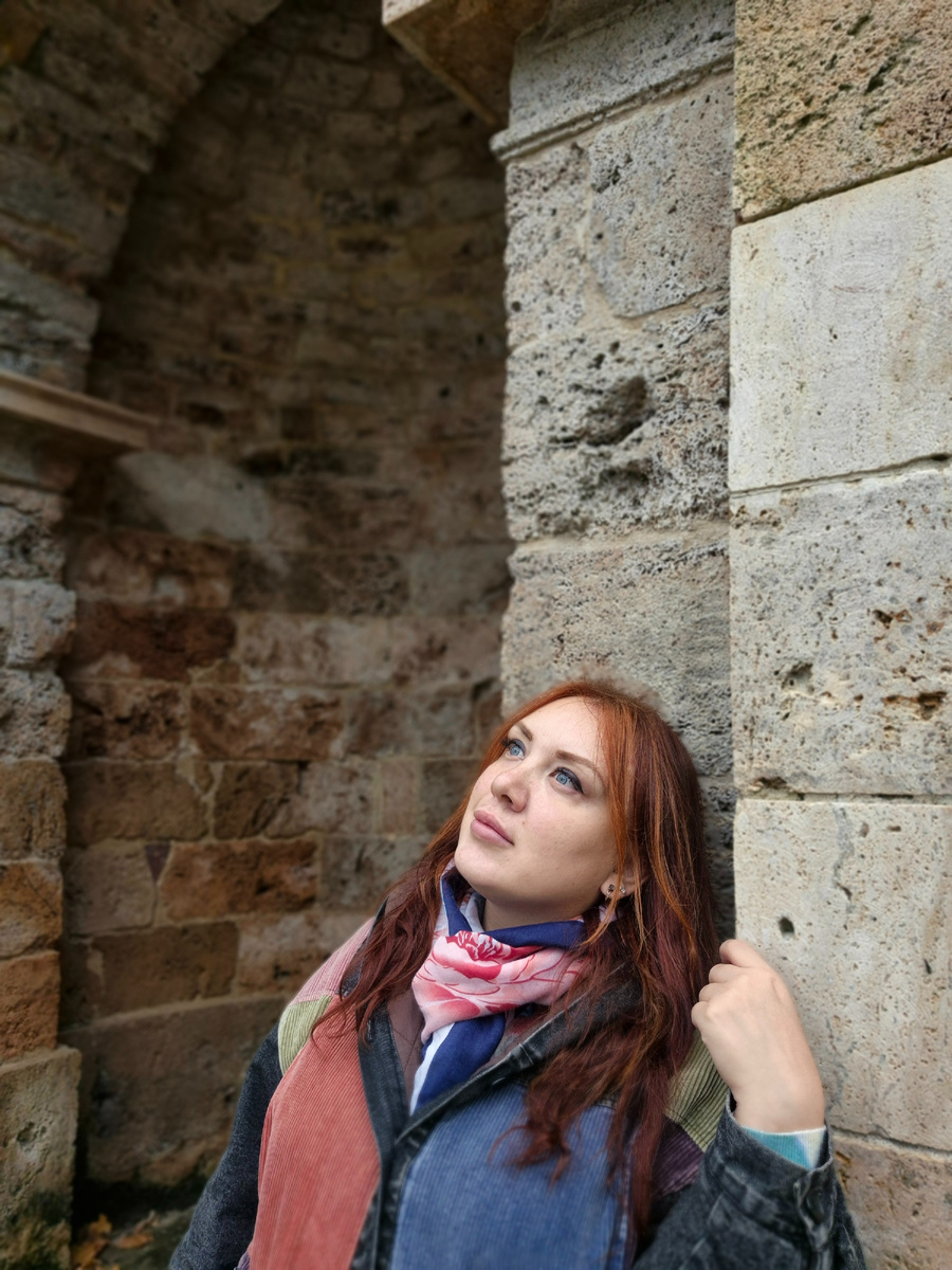 Возле грота 