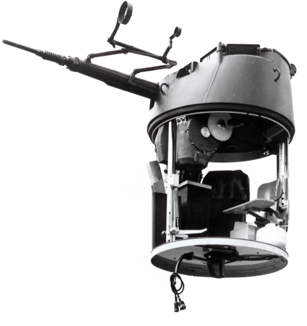 Башня с 20 мм пушкой данного ББМ. Места для стрелка мало