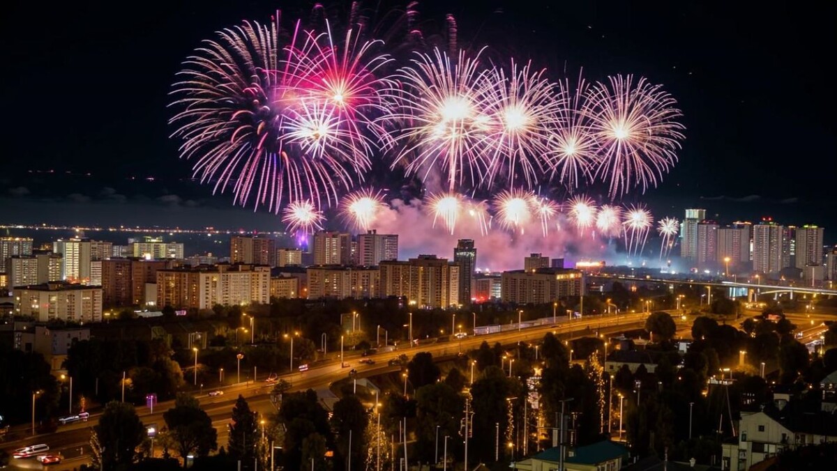 Большой праздничный концерт пройдет на Театральной площади.  Фото: Изображение сгенерировано нейросетью Kandinsky 3.1