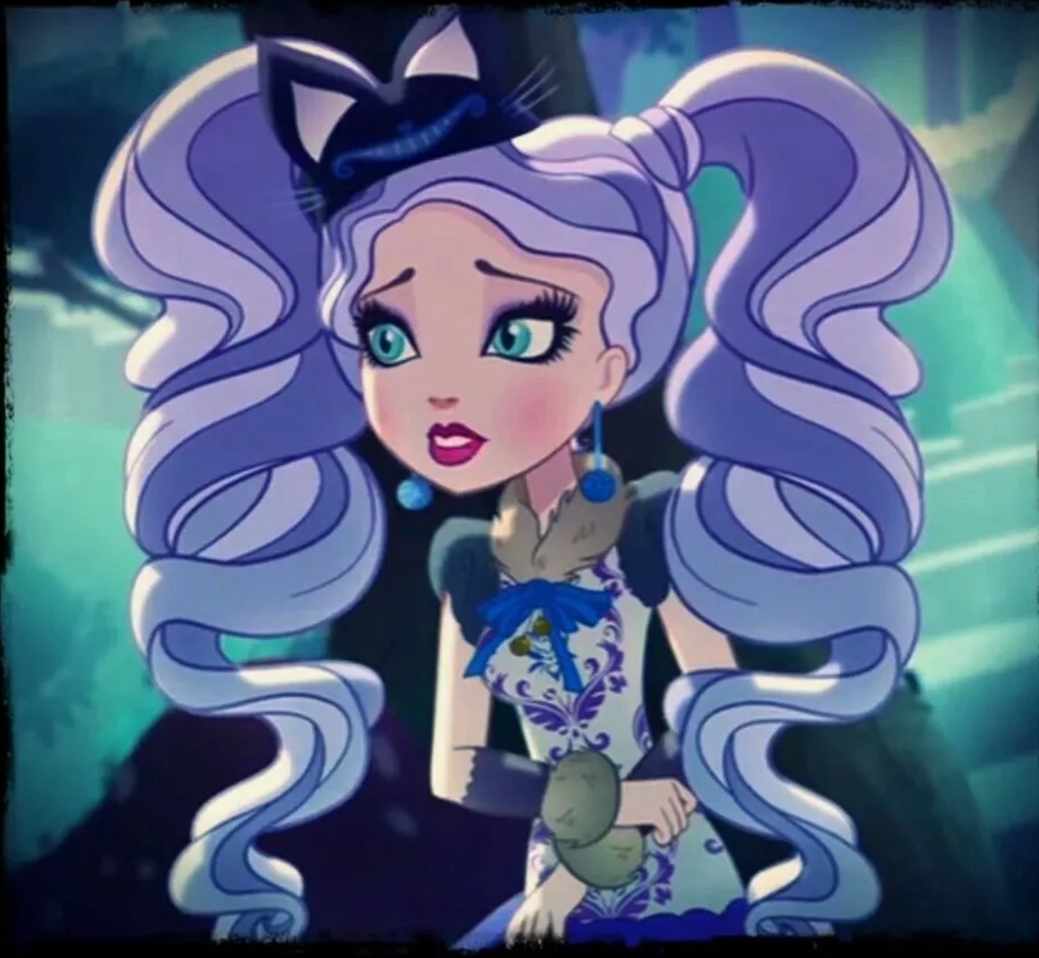 Кетти чешир евар афте рхай. Китти чешир. Китти чешир. Китти чешир кадры. Эвер афтер хай дочь чеширского кота.