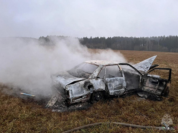    Кировчанин сжёг собственный автомобиль в поле