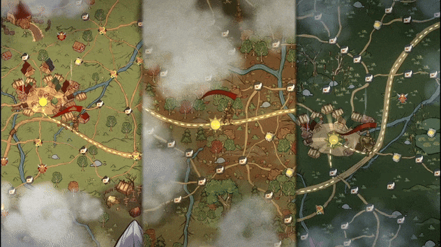 Карта передвижений | Песнь Копья