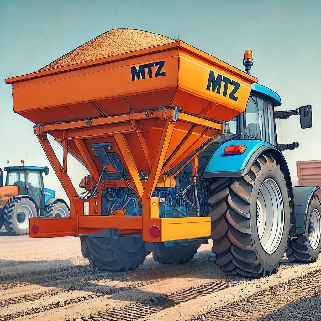 навесной пескоразбрасыватель на МТЗ