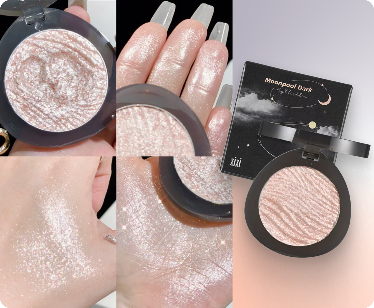 Хайлайтер XIXI для лица и тела Moonpool Dark дуохромный, оттенок 02