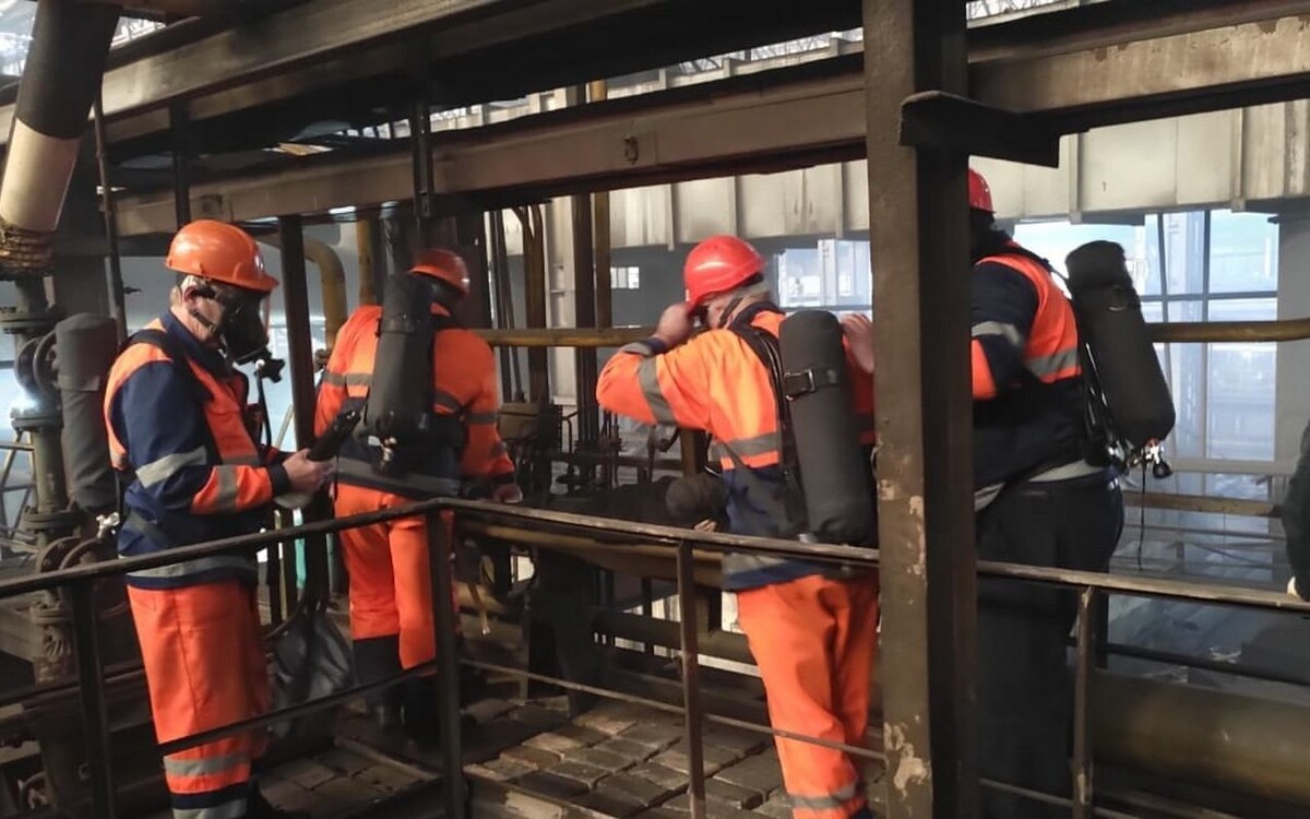    Ростехнадзор остался доволен подготовкой липецких металлургов на «Свободном соколе» к непредвиденным ситуациям Фото компании