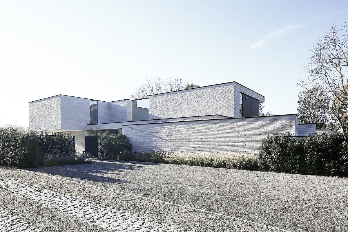 Пример использование гибкого камня NEO для внешней отделки