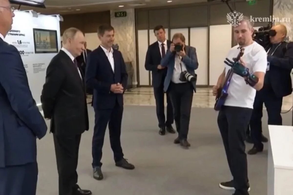    Уроженец посёлка Нема выступил перед президентом Владимиром Путиным на выставке Российского фонда прямых инвестиций