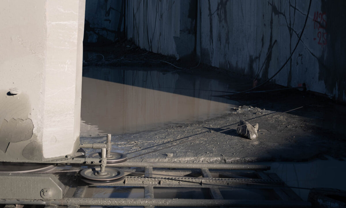 Канаты на карьере Нинимяки