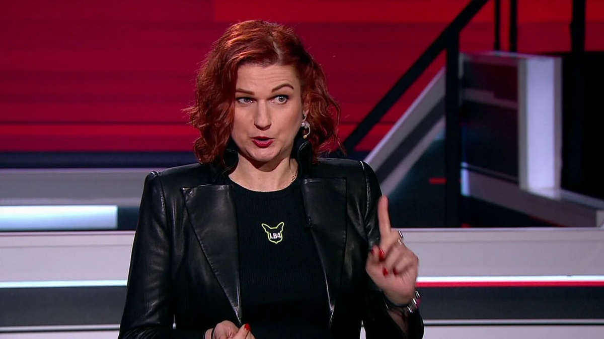 Юлия Витязева. Кадр "Соловьев Live"