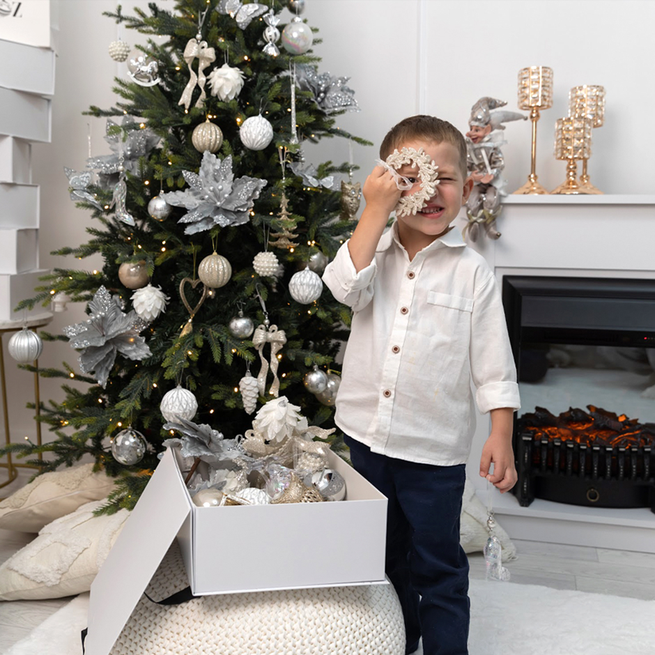 Набор елочных украшений GLAMOROZ Зимний лес