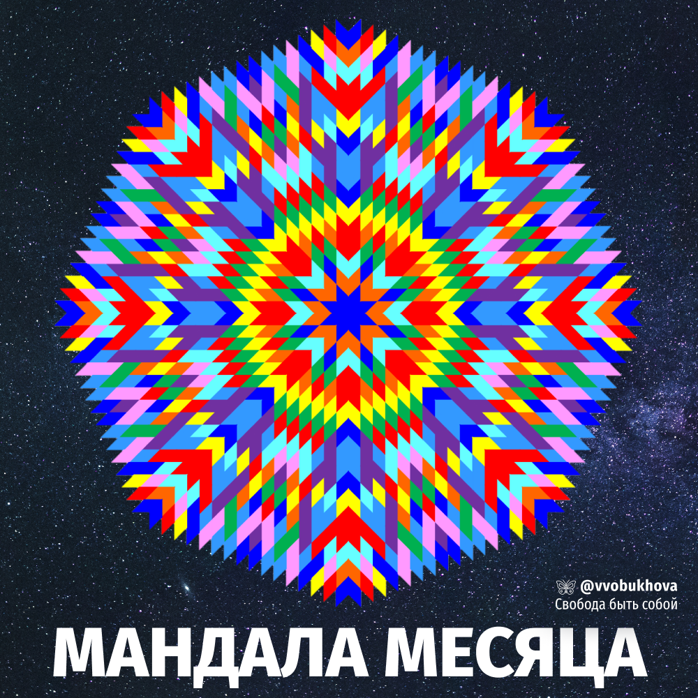 Мандала ноября 2024 с намерением: Я сонастраиваюсь с энергиями ноября 2024 года, ощущаю свою внутреннюю силу и с благодарностью направляю её на создание значимых позитивных изменений в своей жизни