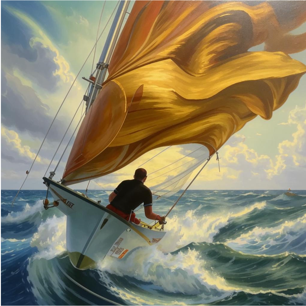 Под парусом осеннего огня...