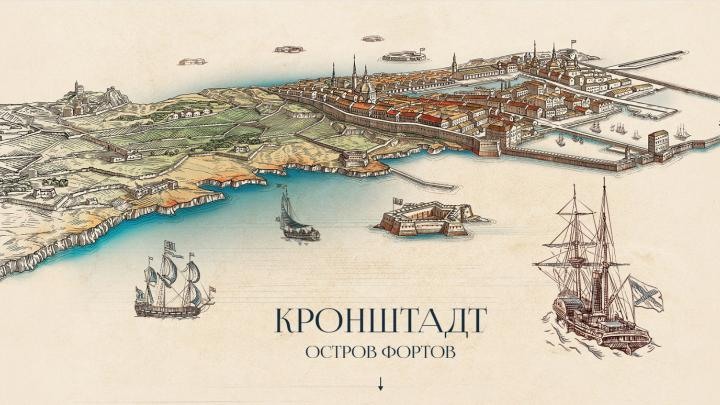 Главная станица сайта проекта "Остров фортов".