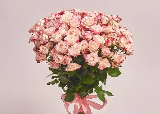   25 кустовых светло-розовых роз от AzaliaNow Мария Казённова
