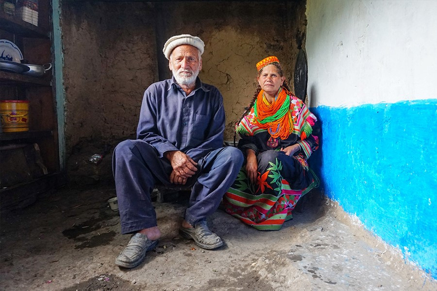 Представители дардского народа хунза