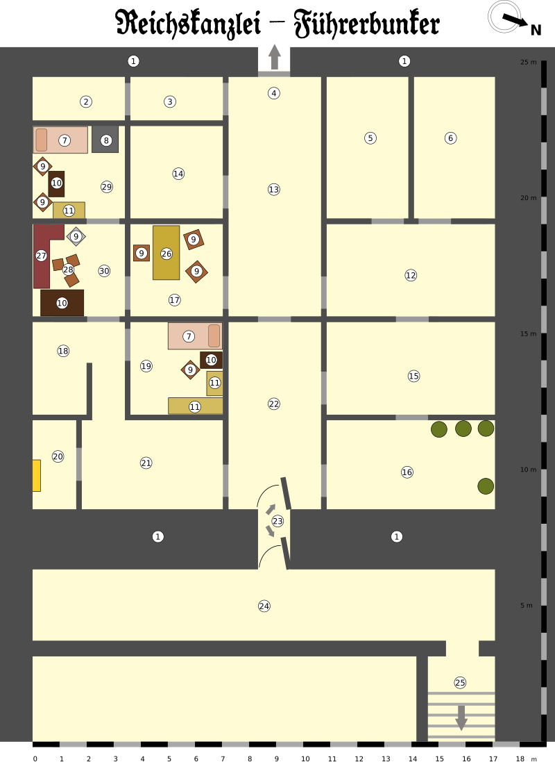 Основная схема фюрербункера