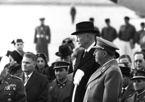 Франсиско Франко и президент США Дуайт Эйзенхауэр, 1959 
