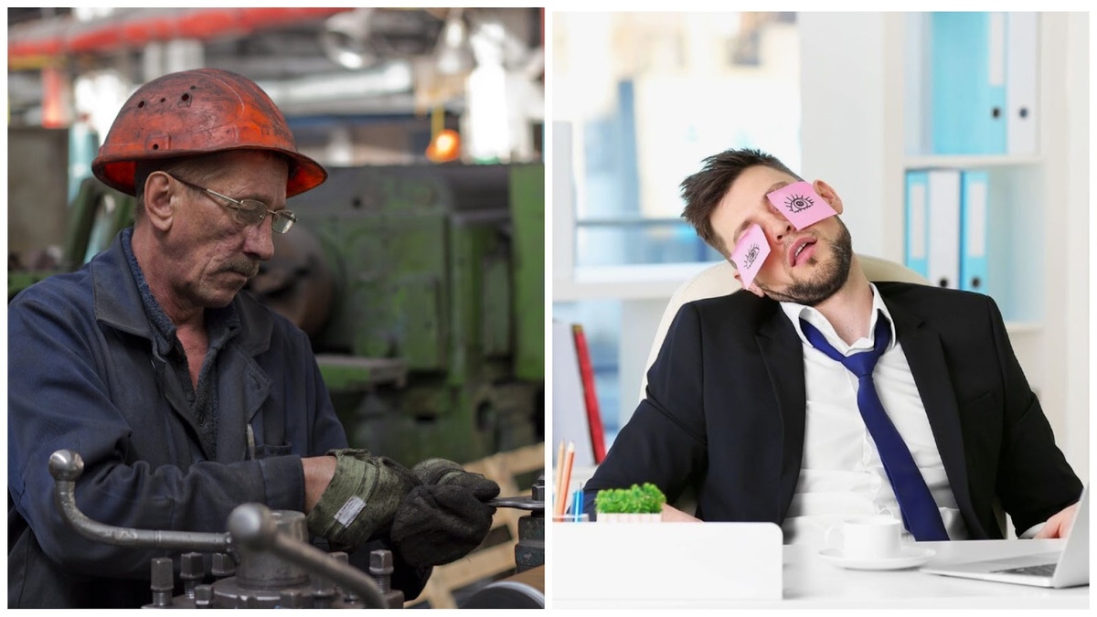 Какая работа все-таки вреднее? Малоподвижная или тяжелый физический труд? 