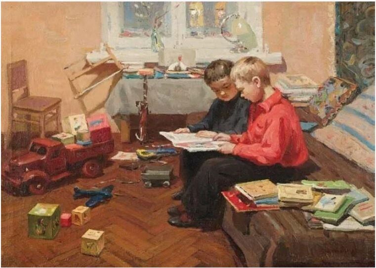 Л.П. Ляхович "Илья и Кирилл" (1950 г.)