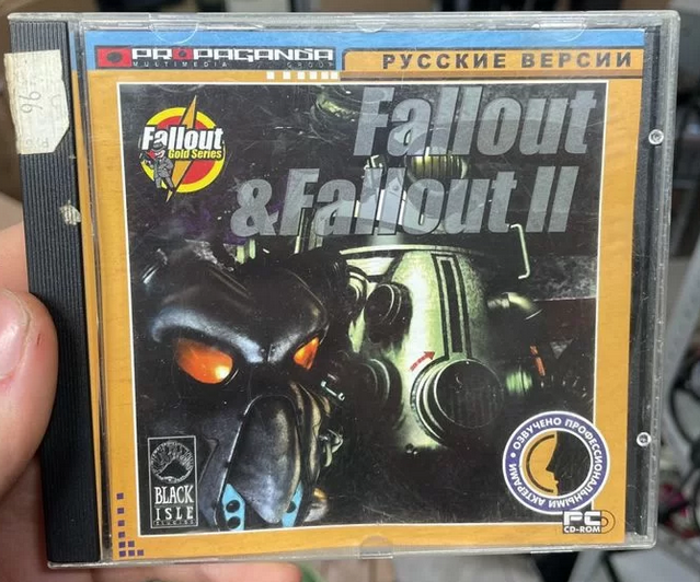 Фото обложки пиратского сборника игр Fallout и Fallout 2