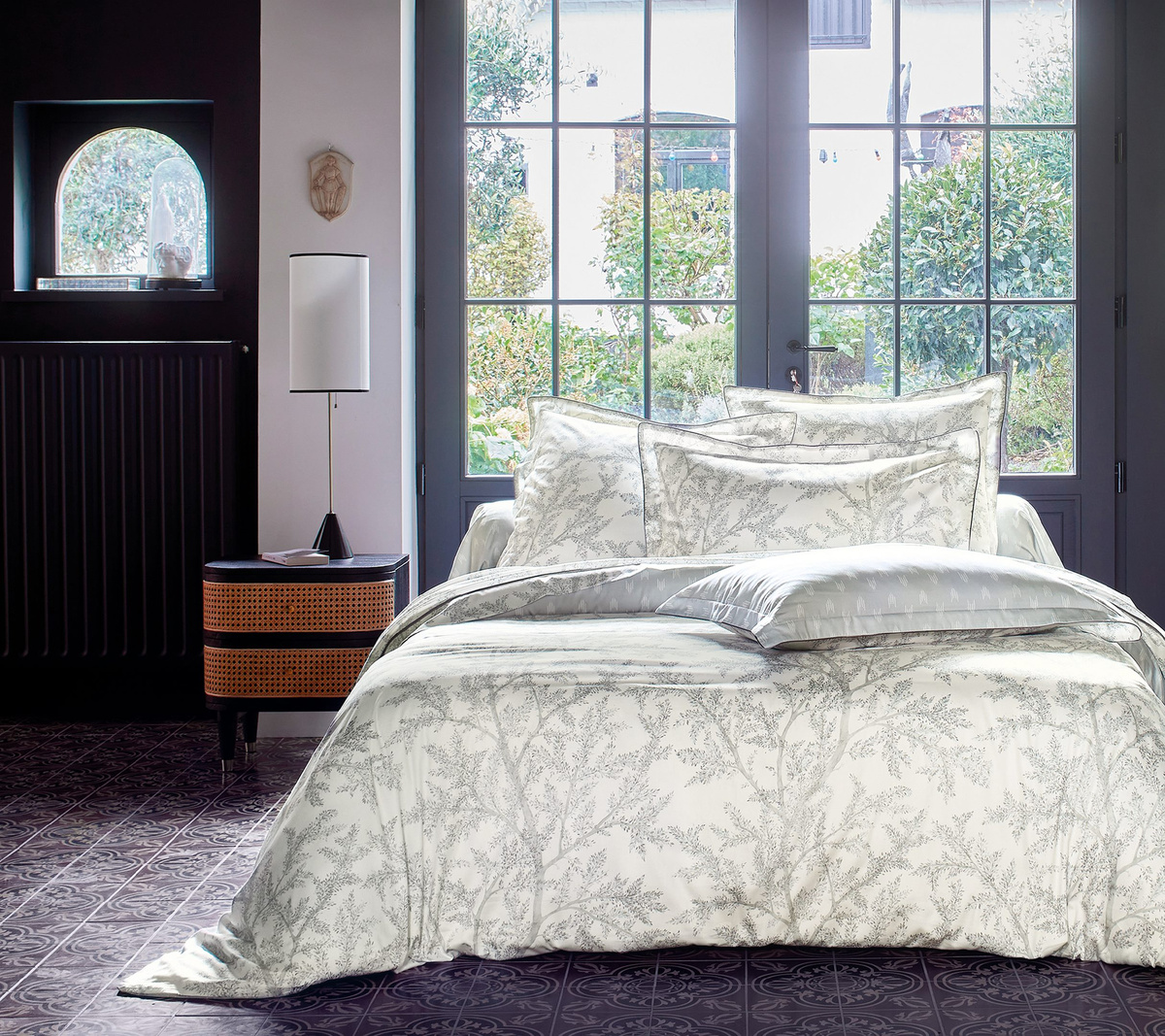 Постельное белье Broceliande Brume от Blanc des Vosges, Франция