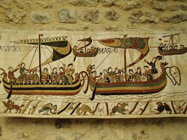 Гобелен из Байё. Фото автора