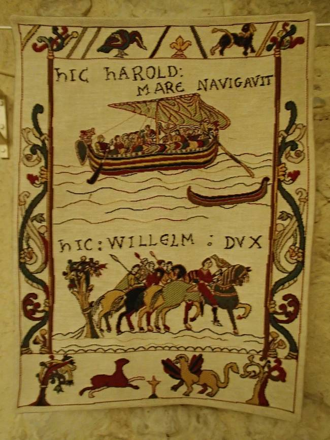 Гобелен из Байё. Фото автора