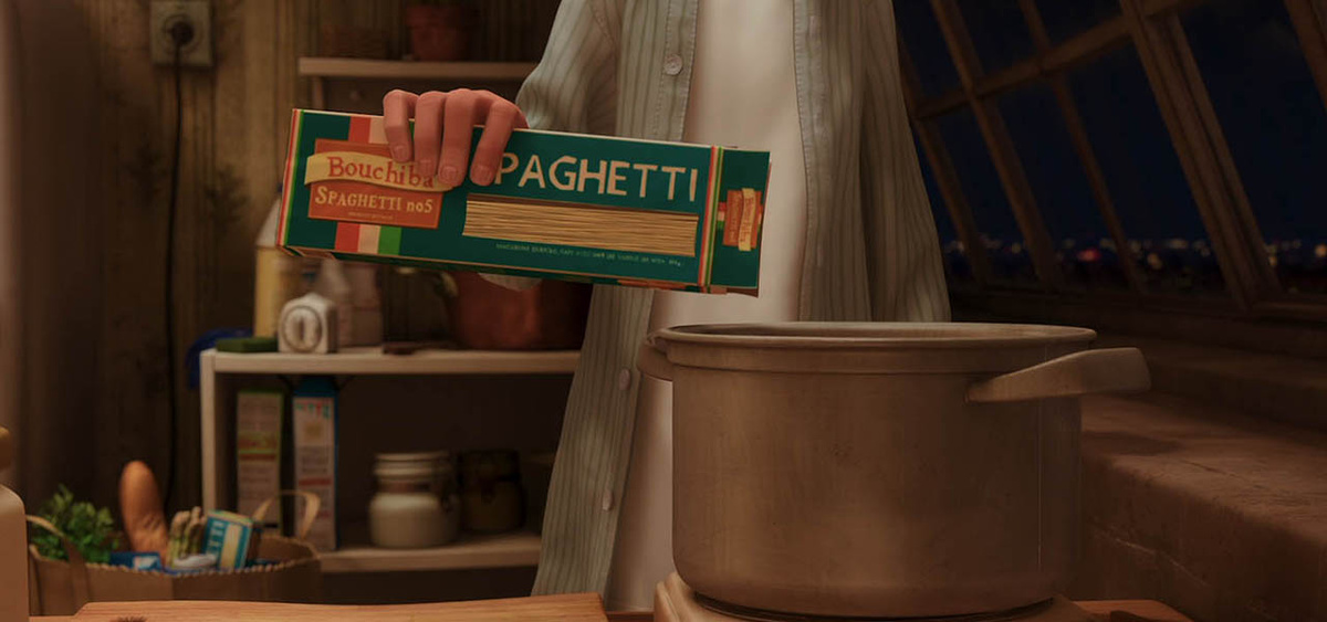 Обратите внимание на название спагетти - создатель отметился своей фамилией