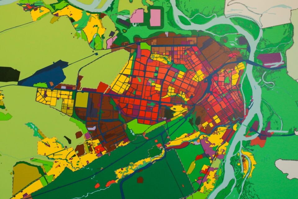    Схема генплана Барнаула. Источник: Виталий Барабаш