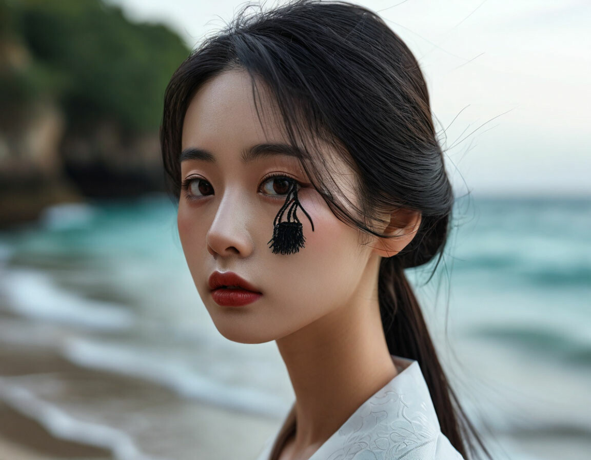 На кого похожа? Найти нормальны картинки из дорамы проблемно, просто потому, что там экран с черными полосками, так что смотрите на фантазии Алисы, 