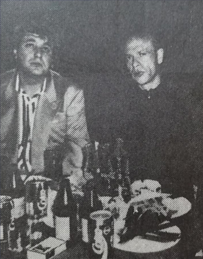 слева Вася Бандит, справа Шурик Захар