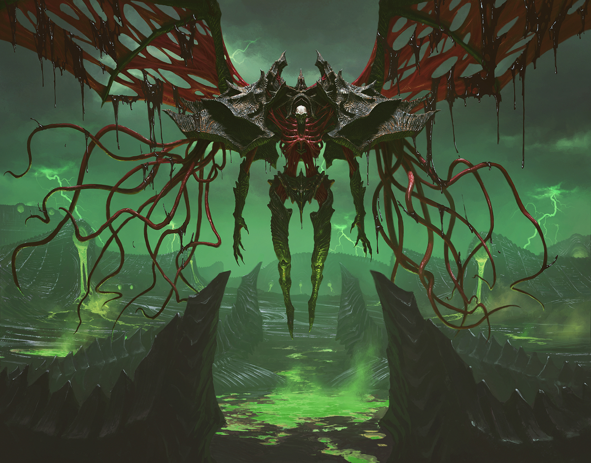 Archfiend of the Dross (Phyrexia: All Will Be One) - art by Lie Setiawan