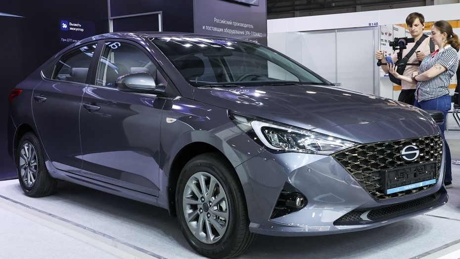    Автомобиль Solaris HS. Автор фото: Валерий Шарифулин / ТАСС