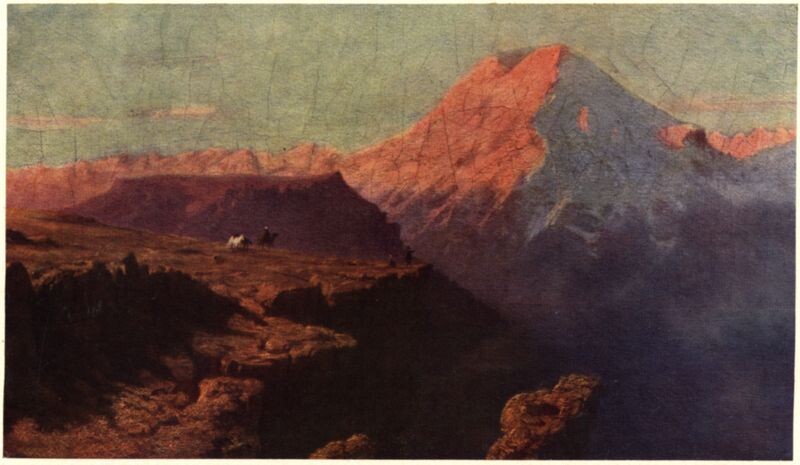 М.Ю, Лермонтов "Эльбрус на восходе солнца"