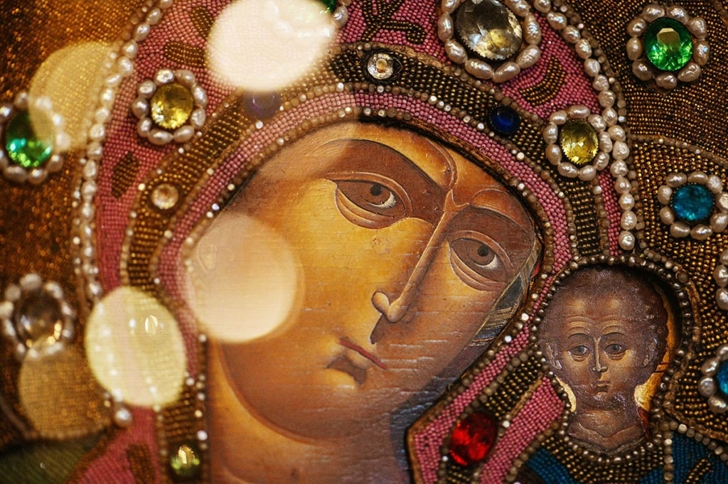 Казанская икона Божией Матери в Казанском соборе на Красной площади. Фото: Олег Варов/Пресс-служба Патриарха Московского и всея Руси/РИА Новости