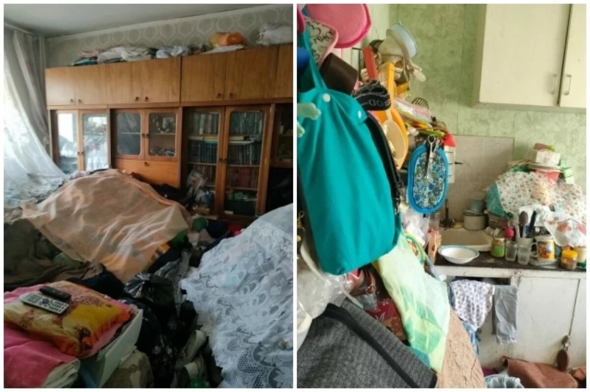    Омские судебные приставы заставили пенсионерку убраться в квартире