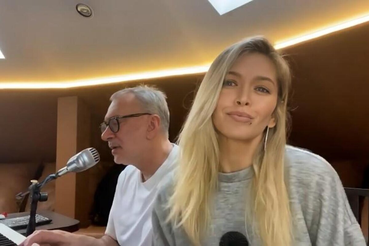    Вера Брежнева и Константин Меладзе кадр из видео