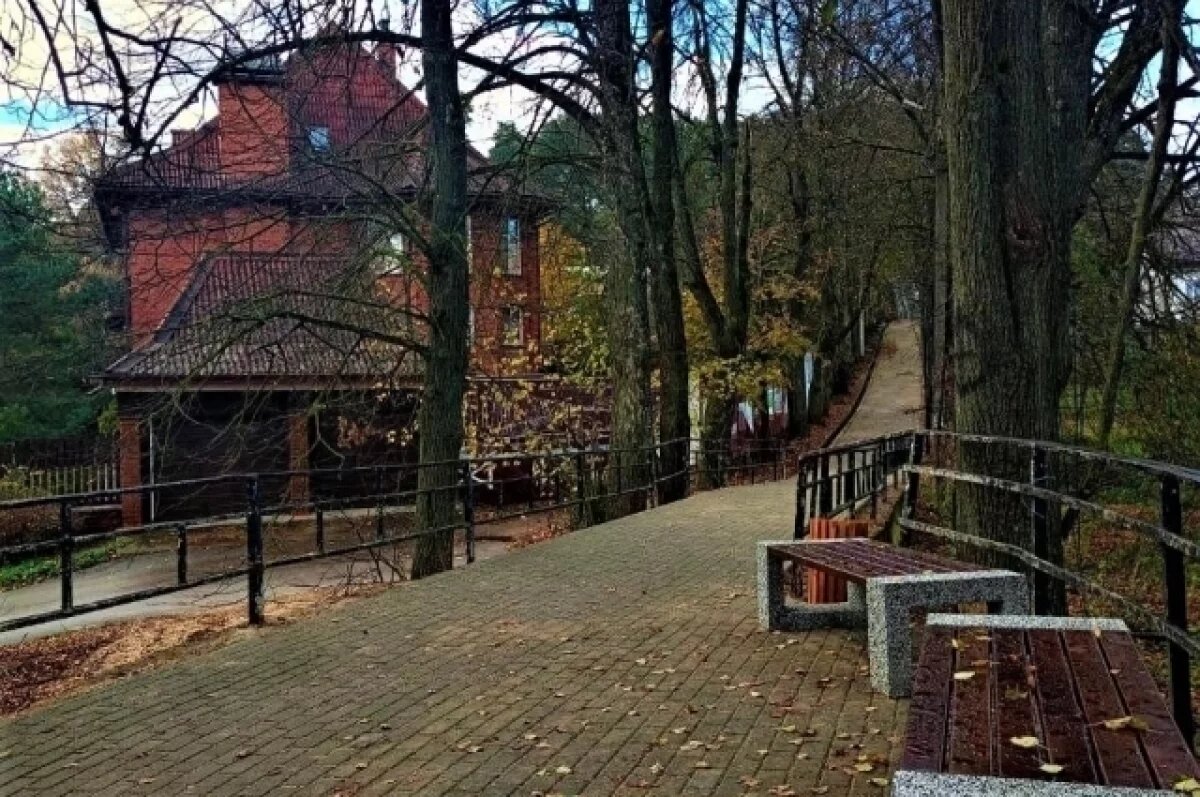    В Боровске Калужской области завершили благоустройство «Тропы здоровья»