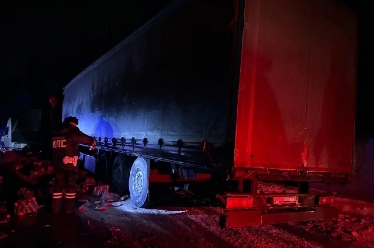    Водитель из Пермского края насмерть разбился в массовом ДТП с грузовиками