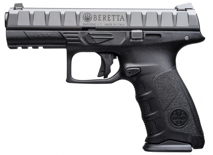 Пистолет Beretta APX. Вид слева.